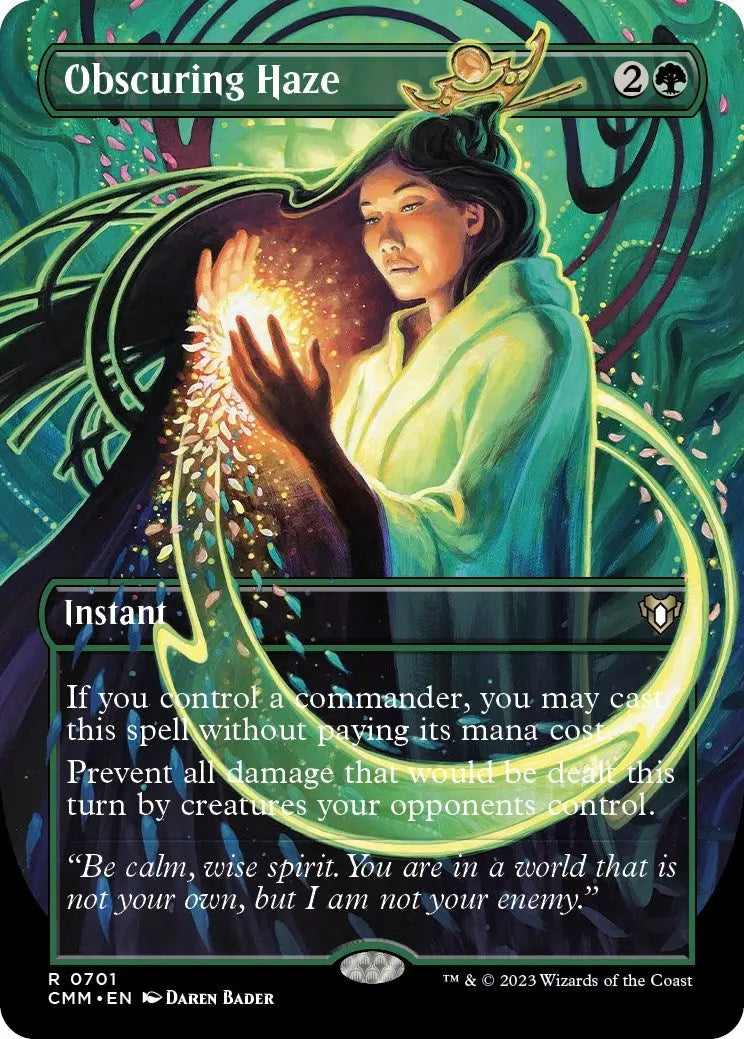 Obscuring Haze (Borderless) (Commander Masters) (701) Magic: The Gathering