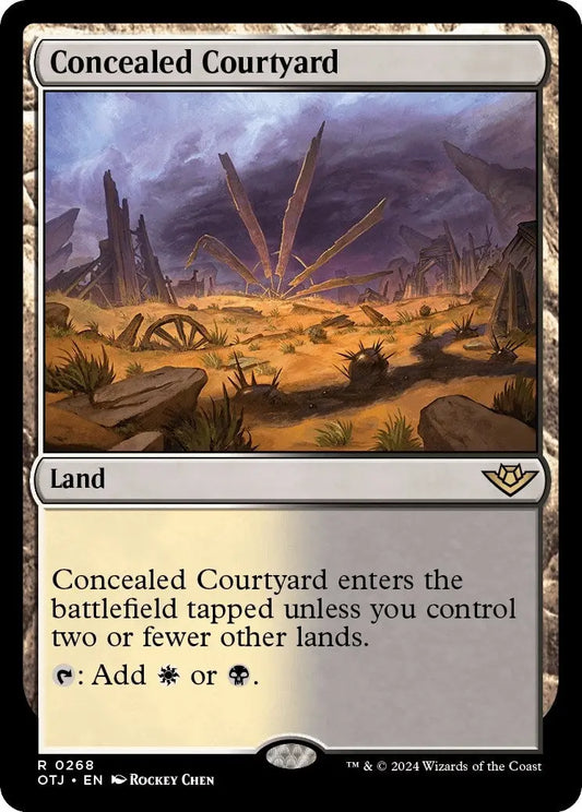 Concealed Courtyard (Outlaws of Thunder Junction) (268) Magic: The Gathering