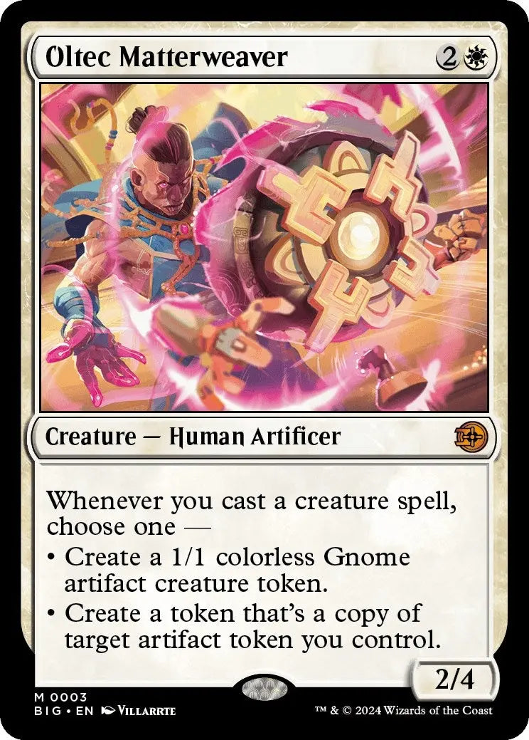 Oltec Matterweaver (Outlaws of Thunder Junction: The Big Score) (3) Magic: The Gathering