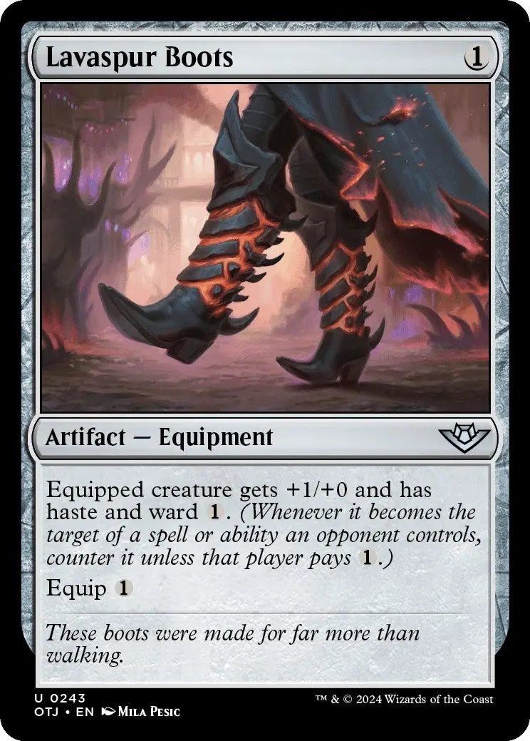 Lavaspur Boots (Outlaws of Thunder Junction) (243) Magic: The Gathering