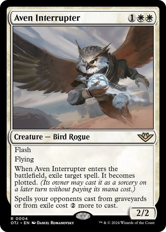 Aven Interrupter (Outlaws of Thunder Junction) (4) Magic: The Gathering