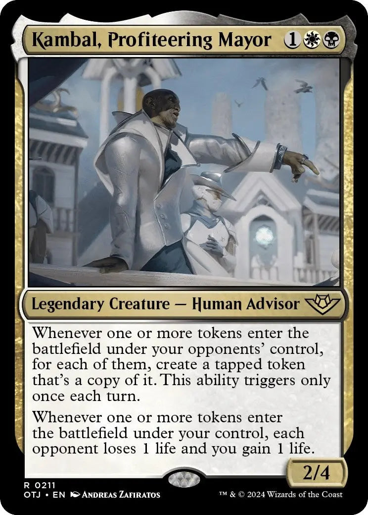 Kambal, Profiteering Mayor (Outlaws of Thunder Junction) (211) Magic: The Gathering