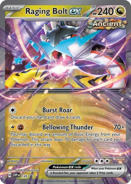 Raging Bolt ex - 145 (SV: Scarlet & Violet Promo Cards) (145)
