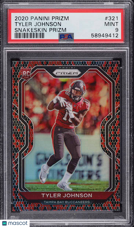 2020 Panini Prizm Tyler Johnson #321 Snakeskin PSA 9