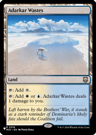 Adarkar Wastes (M3C)-The List Reprints-(LIST-316) - The List Reprints