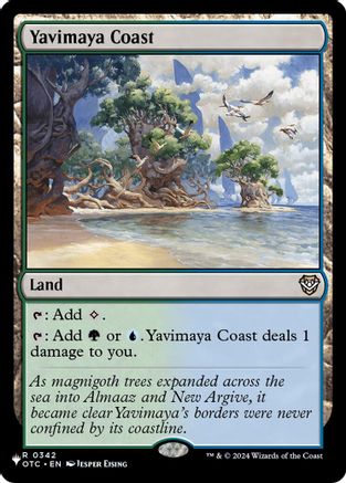 Yavimaya Coast (OTC)-The List Reprints-(LIST-342) - The List Reprints