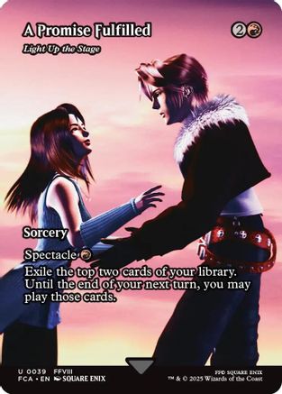 A Promise Fulfilled - Light Up the Stage (Showcase)-FINAL FANTASY: Through the Ages-(FCA-039) - FINAL FANTASY: Through the Ages