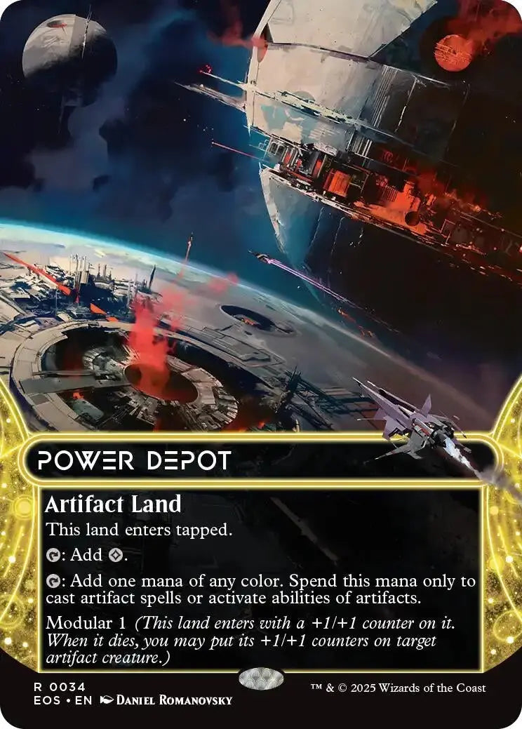 Power Depot (0034) (Borderless) (Edge of Eternities: Stellar Sights) (34) Magic: The Gathering