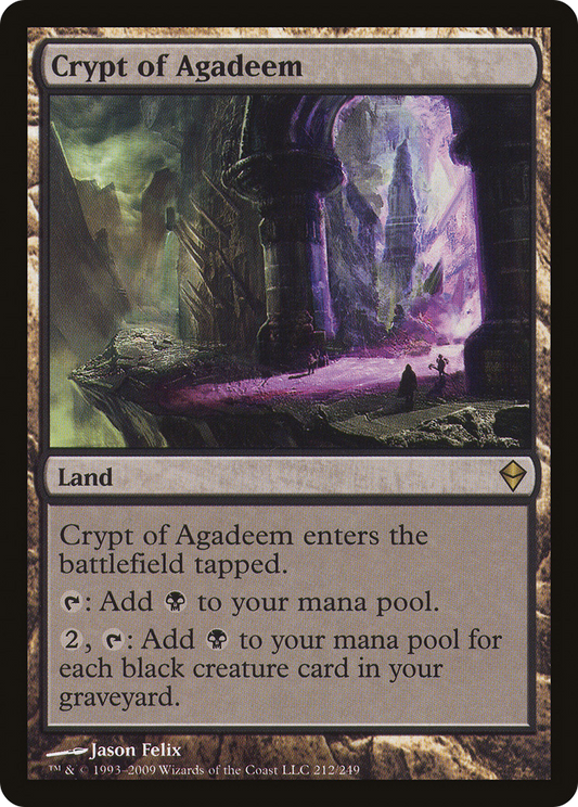 Crypt of Agadeem (212) (ZEN) Magic: The Gathering