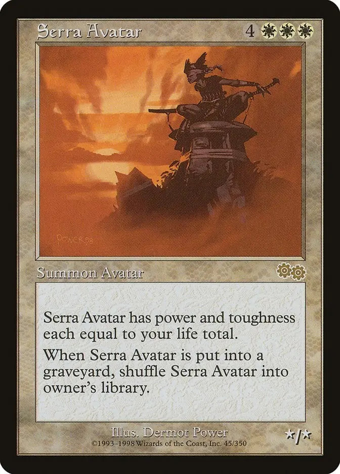 Serra Avatar (Urza's Saga) (45) Magic: The Gathering
