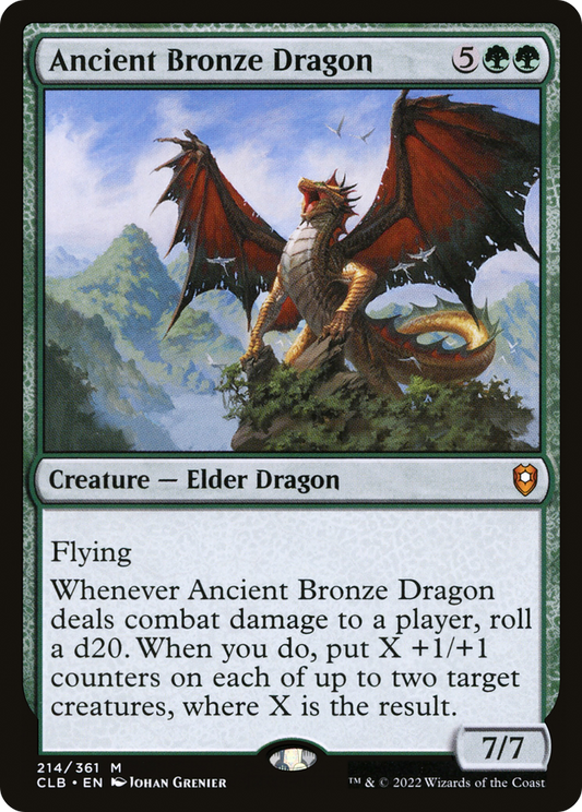 Ancient Bronze Dragon (214) (CLB) Magic: The Gathering