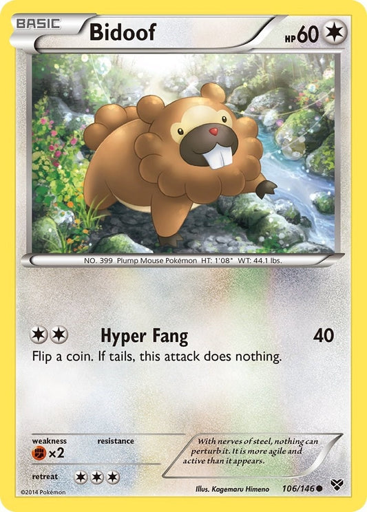 Bidoof (XY Base Set) (106/146)