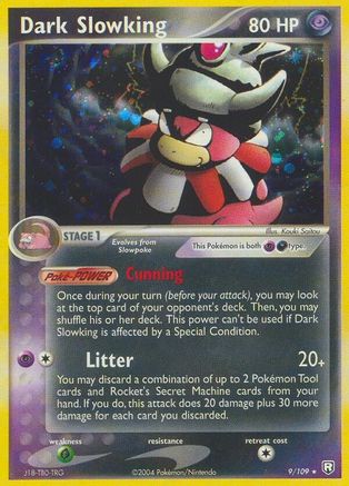 Dark Slowking (9/109) (RR) Pokemon