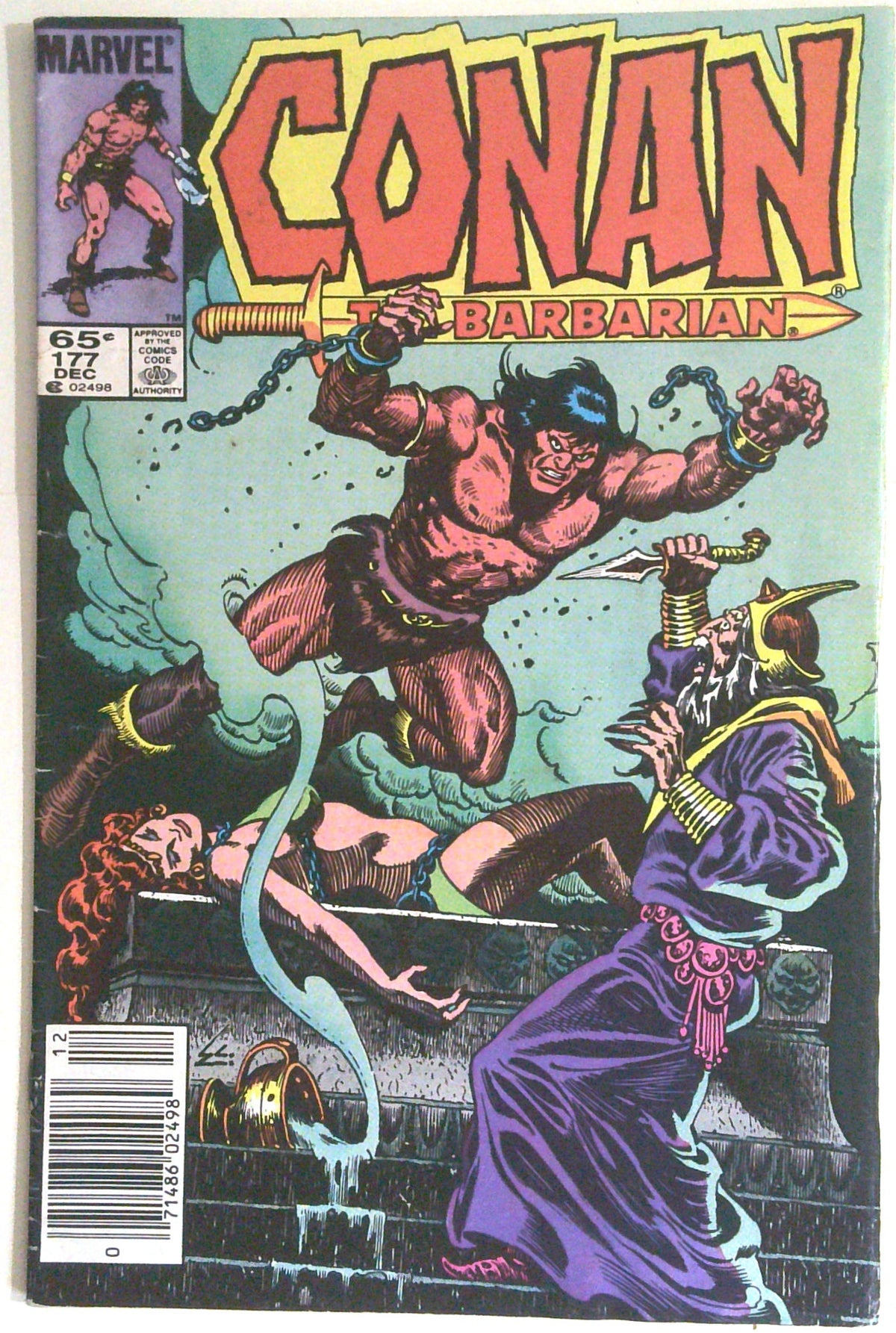 Conan the Barbarian #177 (Newsstand) – image 1
