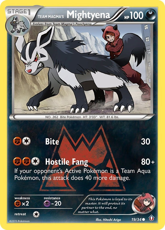 Team Magma's Mightyena [DCR - 19/34]