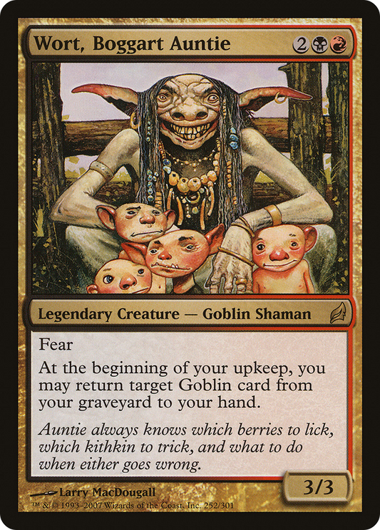 Wort, Boggart Auntie (252) (LRW) Magic: The Gathering
