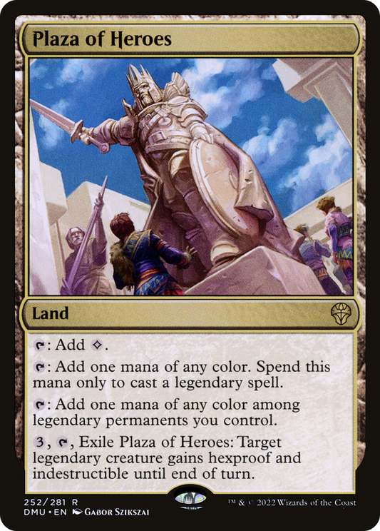 Plaza of Heroes (252) (DMU) Magic: The Gathering