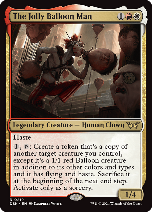 The Jolly Balloon Man (219) (DSK) Magic: The Gathering