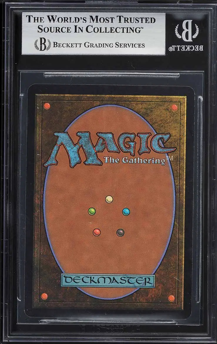 2004 Magic The Gathering Unhinged Foil Super Secret Tech R #141 BGS 8 Magic Makers