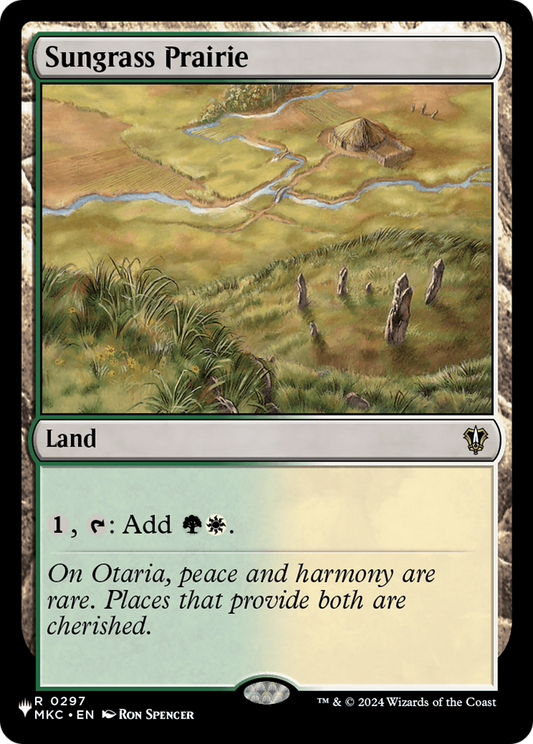 Sungrass Prairie (MKC)-The List Reprints-(LIST-297) - The List Reprints