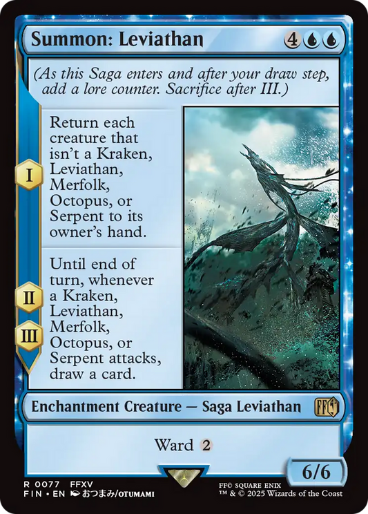 Summon: Leviathan-FINAL FANTASY-(FIN-077) -  Foil FINAL FANTASY