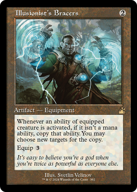 Illusionist's Bracers (Retro Frame) (392) (RVR) Magic: The Gathering