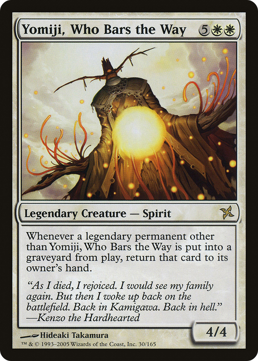Yomiji, Who Bars the Way (Betrayers of Kamigawa) (30) Magic: The Gathering