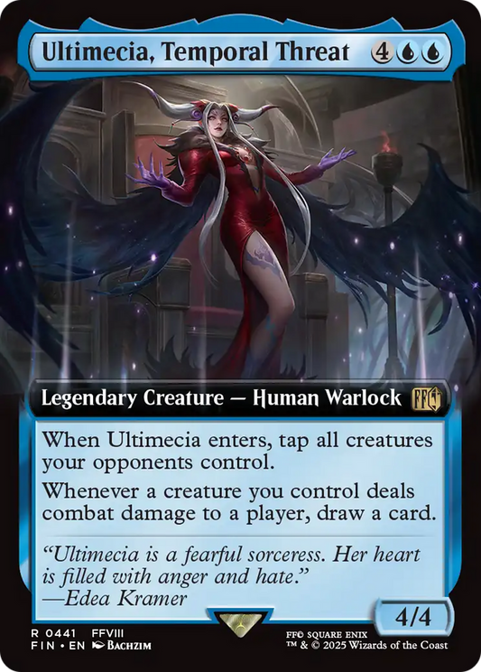 Ultimecia, Temporal Threat (Extended Art)-FINAL FANTASY-(FIN-441) -  Foil FINAL FANTASY