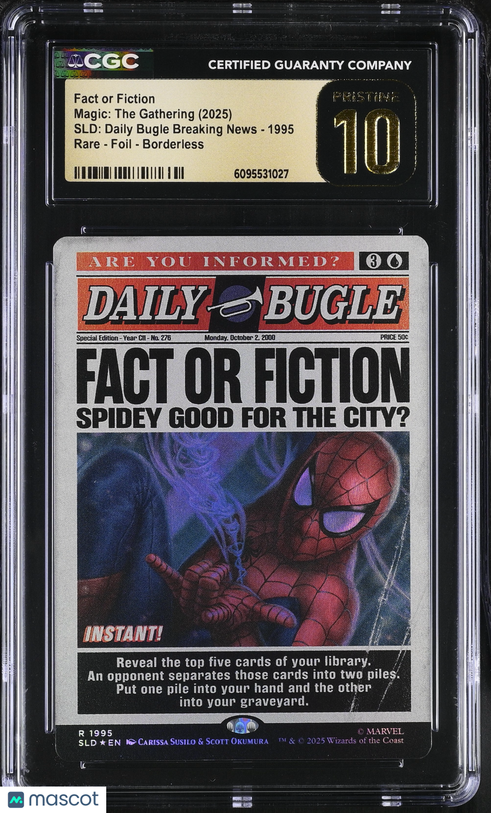 Fact or Fiction Foil 2025 Magic: The Gathering SLD: Daily Bugle Breaking News #1995