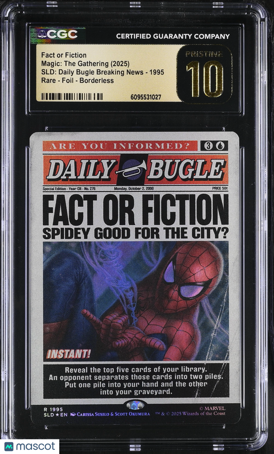 Fact or Fiction Foil 2025 Magic: The Gathering SLD: Daily Bugle Breaking News #1995