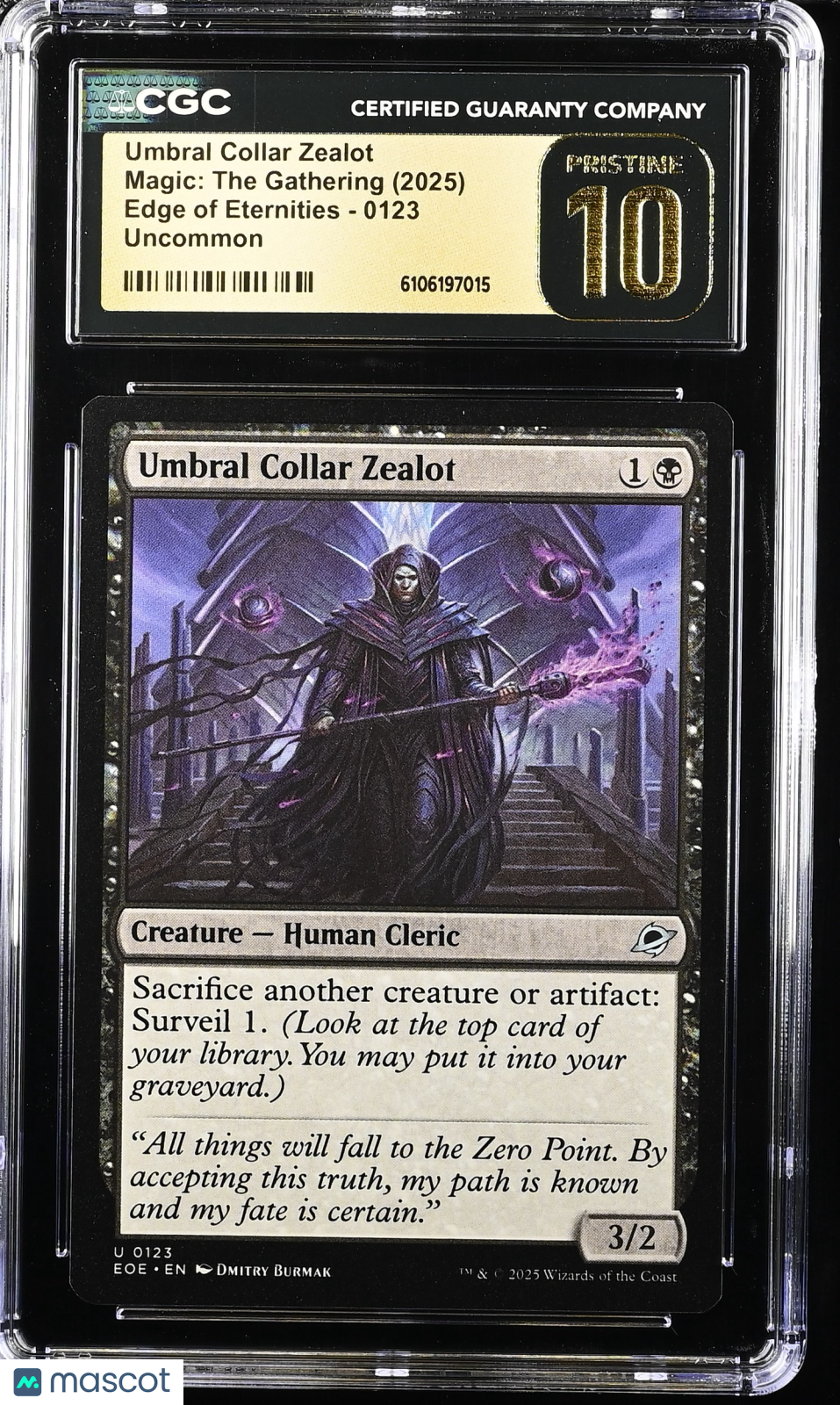 Umbral Collar Zealot 2025 Magic: The Gathering Edge Of Eternities #0123