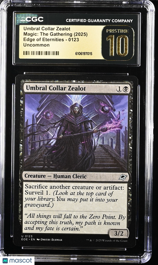 Umbral Collar Zealot 2025 Magic: The Gathering Edge Of Eternities #0123