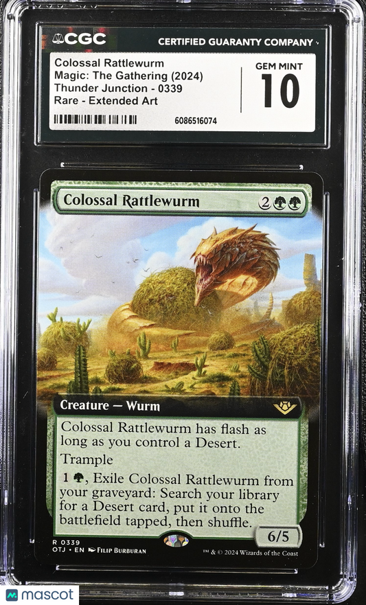 Colossal Rattlewurm Extended Art 2024 Magic: The Gathering Thunder Junction #0339