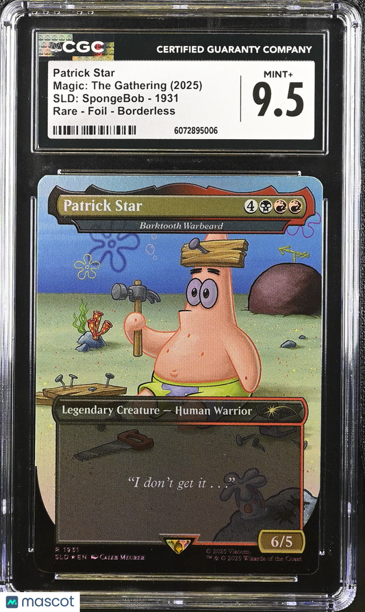 Patrick Star Foil 2025 Magic: The Gathering SLD: Spongebob #1931