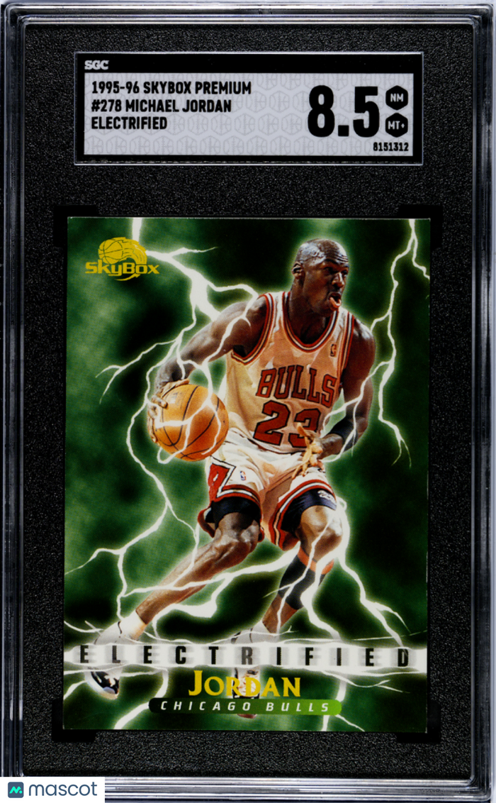 1995 Skybox Premium Michael Jordan #278 Electrified SGC 8.5