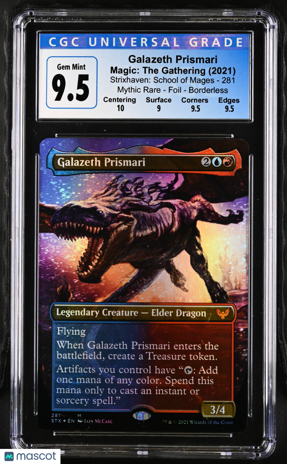 Galazeth Prismari Foil 3/4 2021 Magic: The Gathering Strixhaven: School Of Mages #281