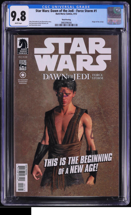 Star Wars: Dawn of the Jedi - Force Storm #1 CGC 9.8WP – front
