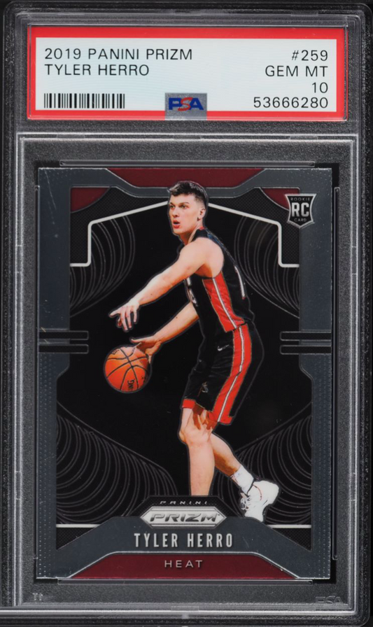 2019 Panini Prizm Tyler Herro #259 PSA 10