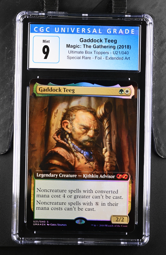 Gaddock Teeg Foil 2/2 2018 Magic: The Gathering Ultimate Box Toppers #U21/040 – front