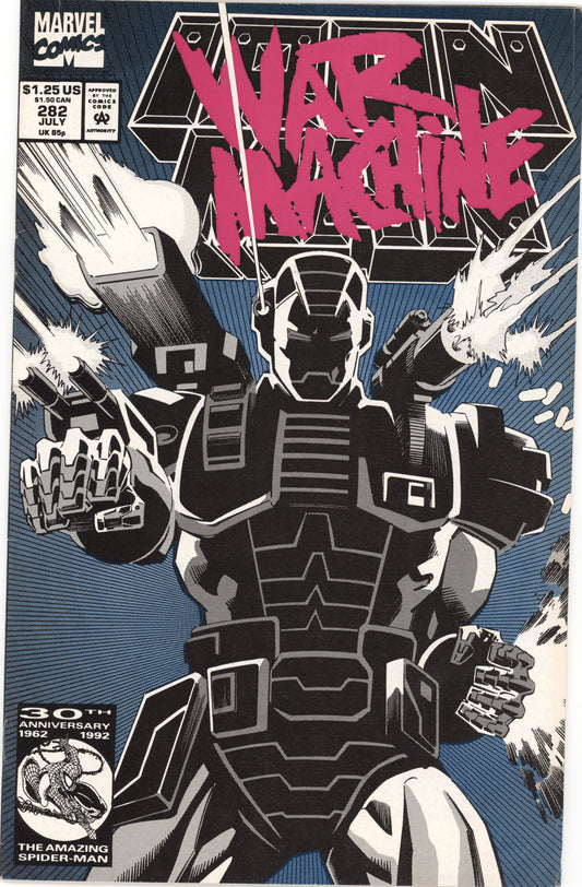 Iron Man, Vol. 1 #282a Marvel Comics 1st War Machine!