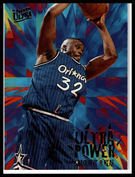 1995-96 ultra #9 shaquille o'neal ultra power