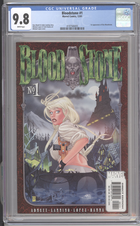 Bloodstone #1 cgc 9.8 near mint/mint