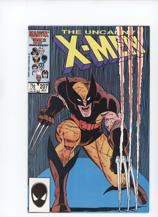 Uncanny X-men, Vol. 1 #207a Marvel Comics Classic Wolverine Cover!