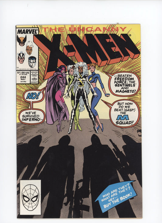 Uncanny X-men, Vol. 1 #244a Marvel Comics 1st App. Jubilee!