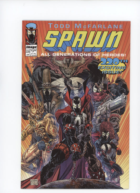 Spawn #220c Image Comics - Homage Cover